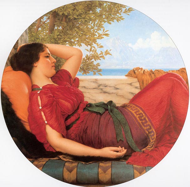 John William Godward In Realms of Fancy